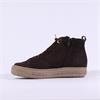 Paul Green Hidden Bungee Lace Hi Top - Chocolate Suede